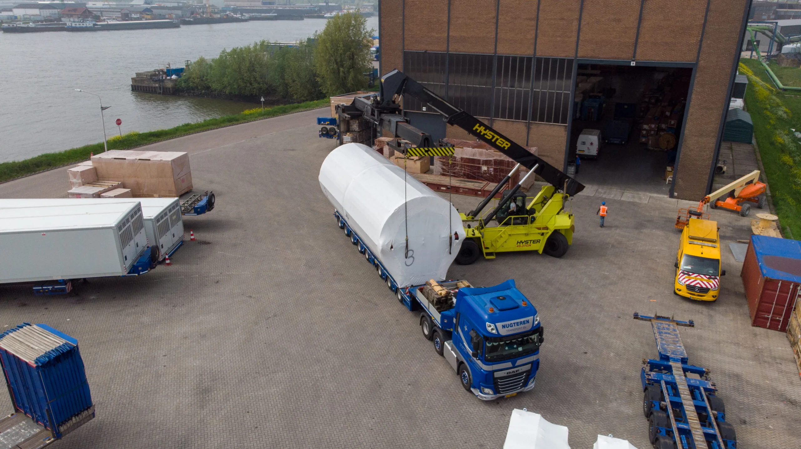 Nugteren Transport locatie luchtfoto